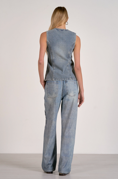 Satine Vest -- Denim