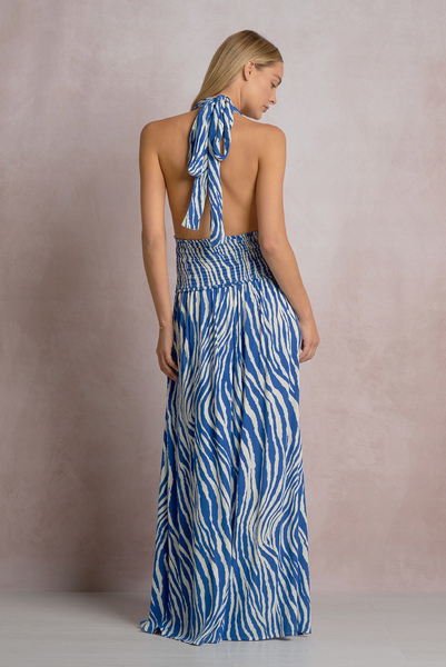 Valeria Dress -- Blue