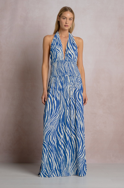 Valeria Dress -- Blue