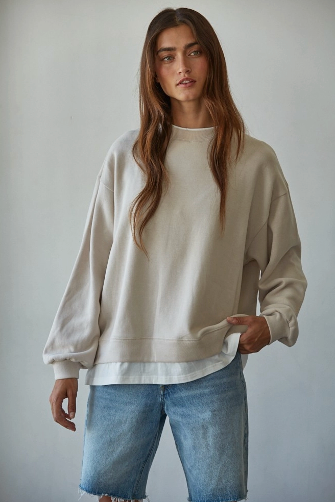 Phyllis Top -- Clay