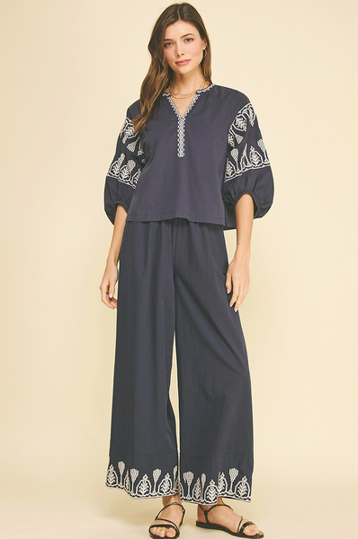 Patsy Top -- Navy