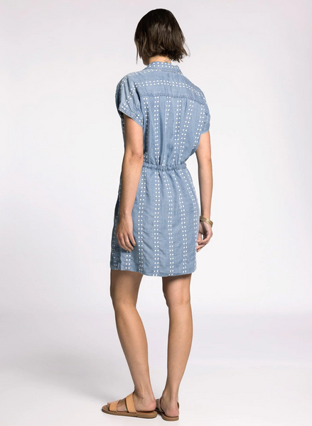 Natalia Dress -- Daisy Stripe