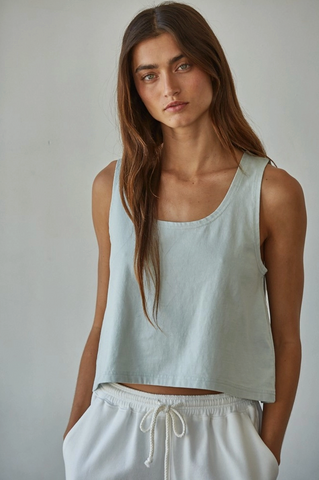 Maylou Tank -- Light Sage