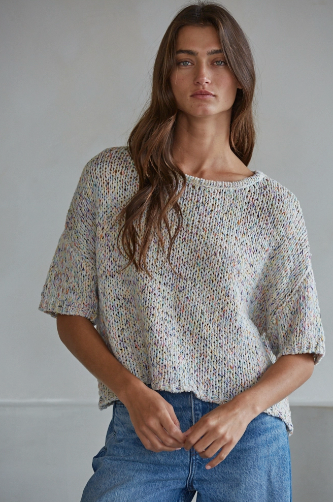 Briana Top -- Oatmeal Multi
