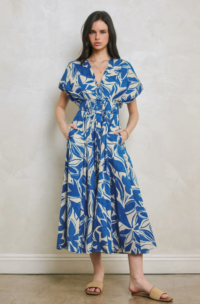 Taylor Dress -- Blue