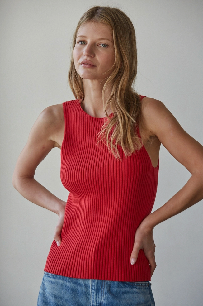 Brighton Top -- Red