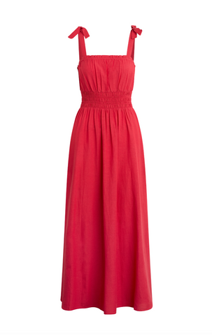 Cadiz Dress -- Chili Red