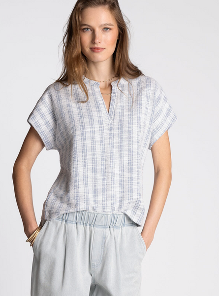 Zaria Top -- Light Seablue