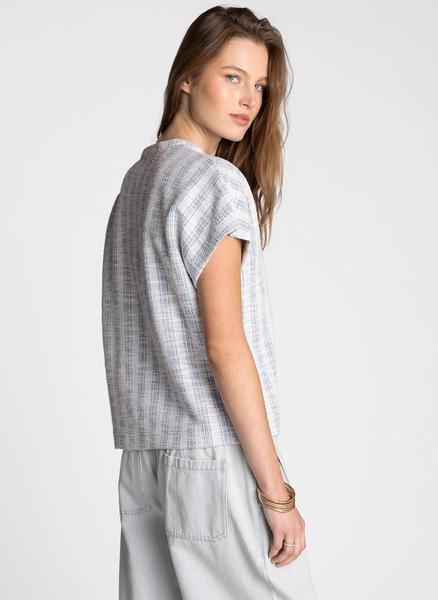 Zaria Top -- Light Seablue