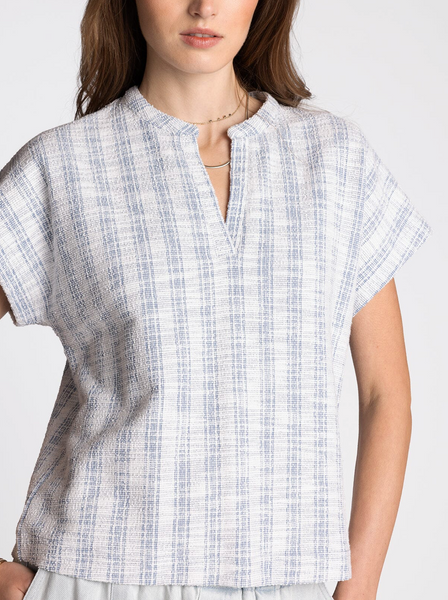 Zaria Top -- Light Seablue