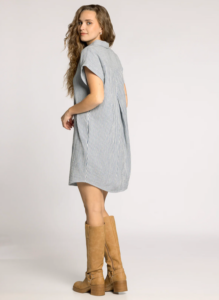 Crescent Dress -- Sailor Blue