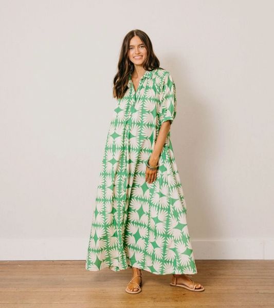 Viridian Dress -- Tile Oasis