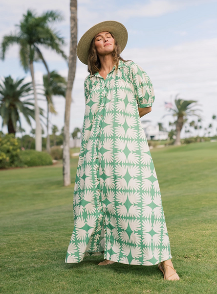Viridian Dress -- Tile Oasis