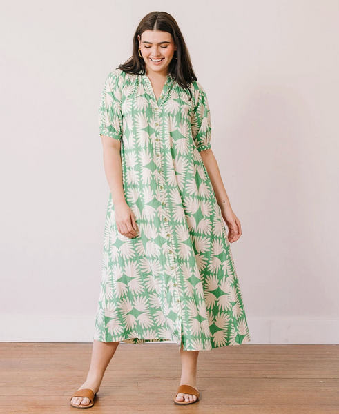 Viridian Dress -- Tile Oasis