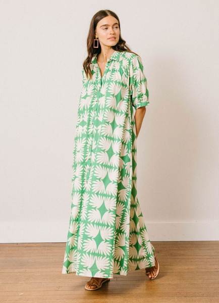 Viridian Dress -- Tile Oasis