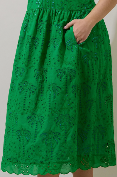 Palms Dress -- Green