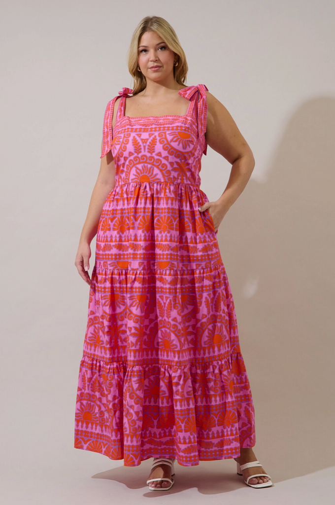 Tarie Dress -- Pink