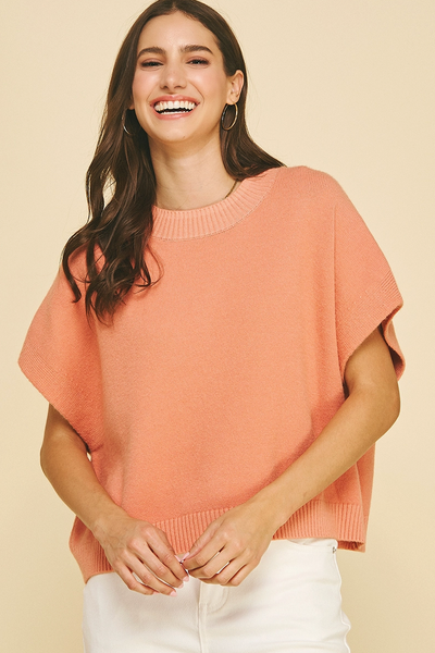 Kellie Top -- Soft Coral