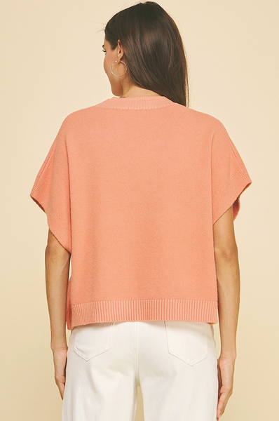 Kellie Top -- Soft Coral