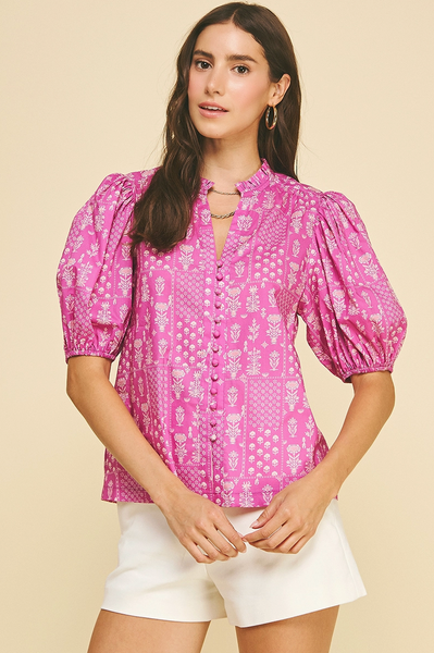 Kathryn Top -- Deep Pink