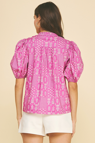 Kathryn Top -- Deep Pink