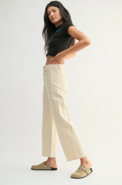 Barrel Jean Twist -- Cloud