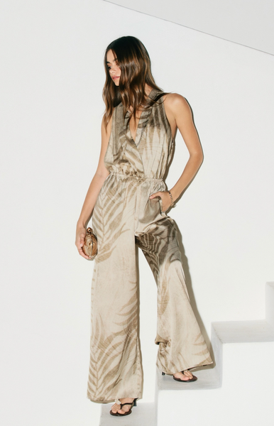 Sandstone Palm Jumpsuit