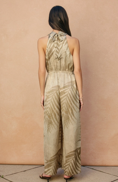 Sandstone Palm Jumpsuit
