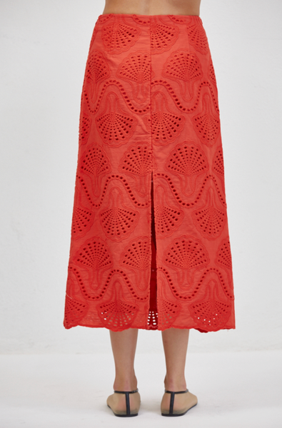 Cannes Skirt -- Red