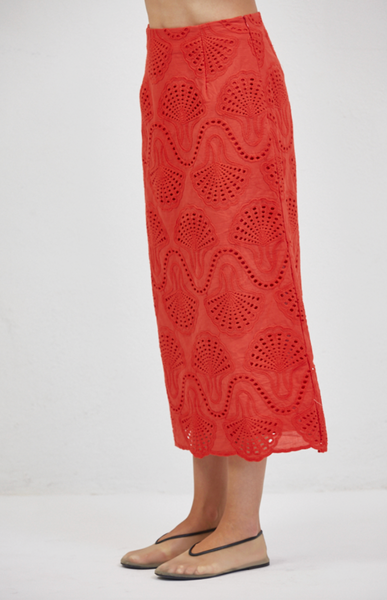 Cannes Skirt -- Red