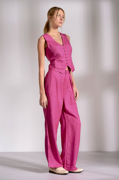 Aperture Vest -- Fuchsia