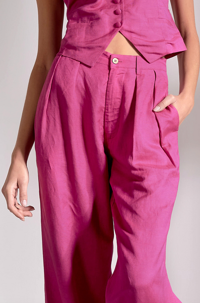 Rose Pants -- Fuchsia