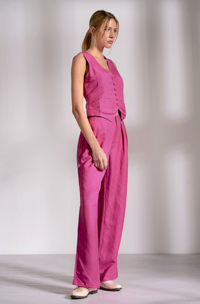 Rose Pants -- Fuchsia