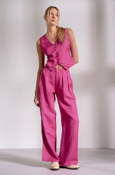 Rose Pants -- Fuchsia