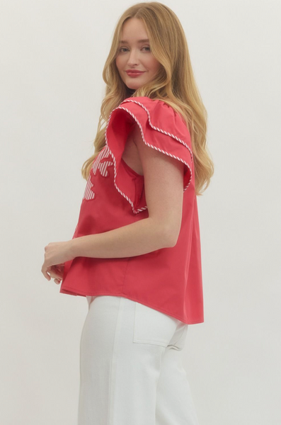 Celia Top -- Berry