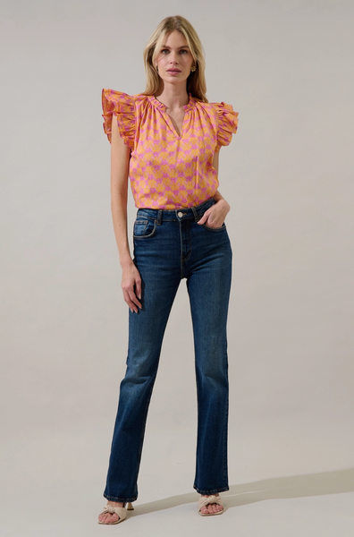 Risette Top -- Pink