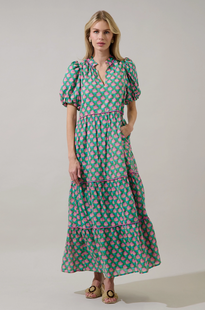 Renley Dress -- Green