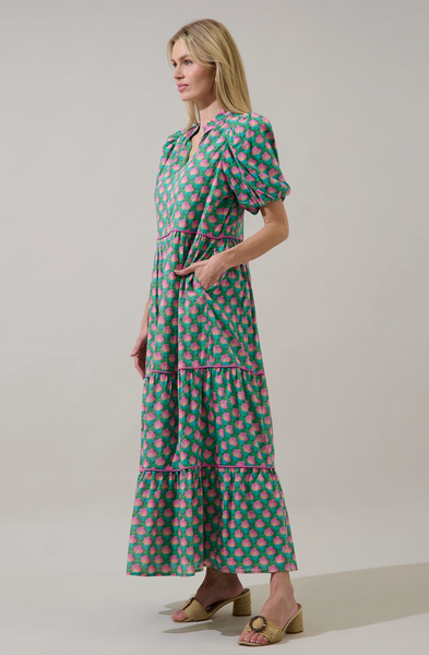 Renley Dress -- Green