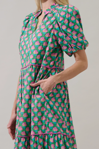 Renley Dress -- Green