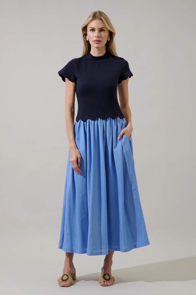 Marby Dress -- Blue
