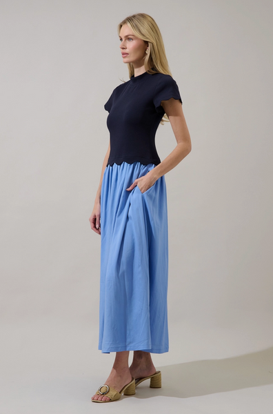 Marby Dress -- Blue