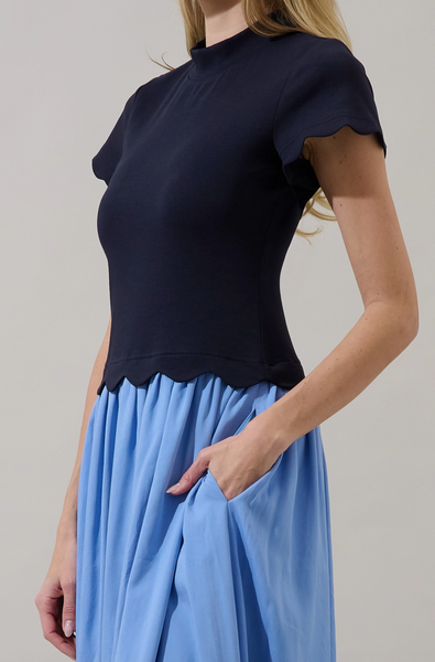 Marby Dress -- Blue