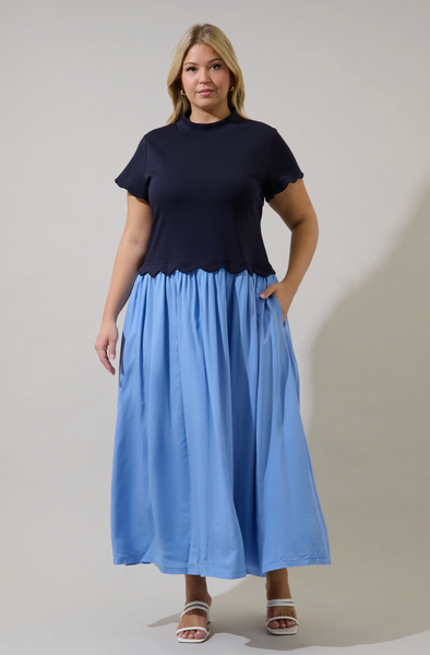 Marby Dress -- Blue
