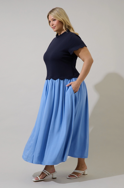 Marby Dress -- Blue