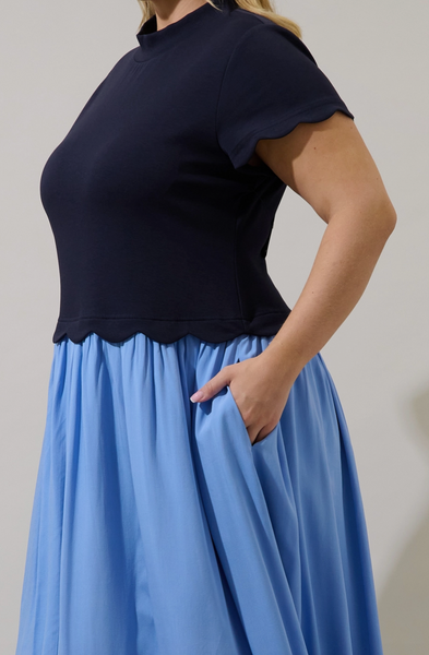 Marby Dress -- Blue