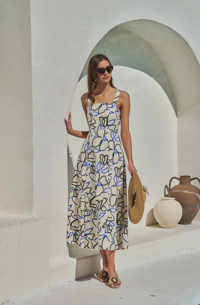 Steff Dress -- Cream