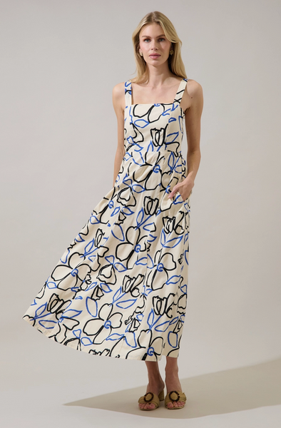 Steff Dress -- Cream