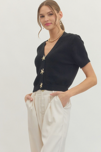Linette Top -- Black