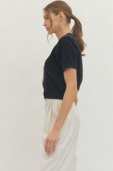 Linette Top -- Black