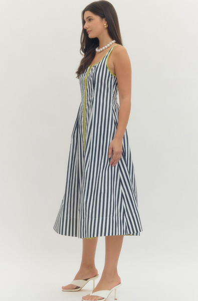 Madison Dress -- Navy